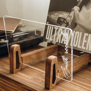 Custom Records Holder. Flip Vinyl Records Stand. Desktop Vinyl LP Holder. Personalized Vinyl Lover Gift. Records Display. Music Lover Gift.