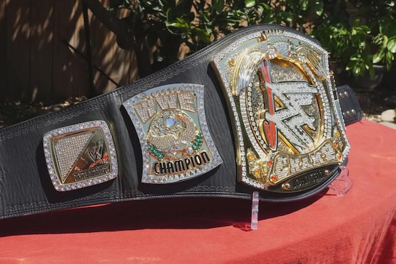 WWE World Heavyweight Championship Spinner Title Belt Replica Brass Plate 2 mm