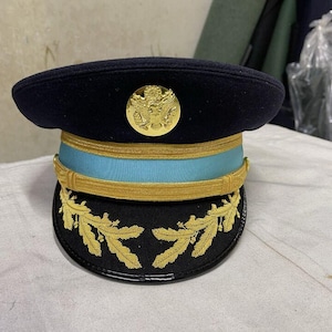 Army Dress Blue Officer Hat - Etsy