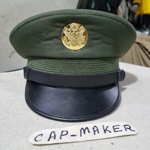 USA Army Officers Peaked Service Cap Military