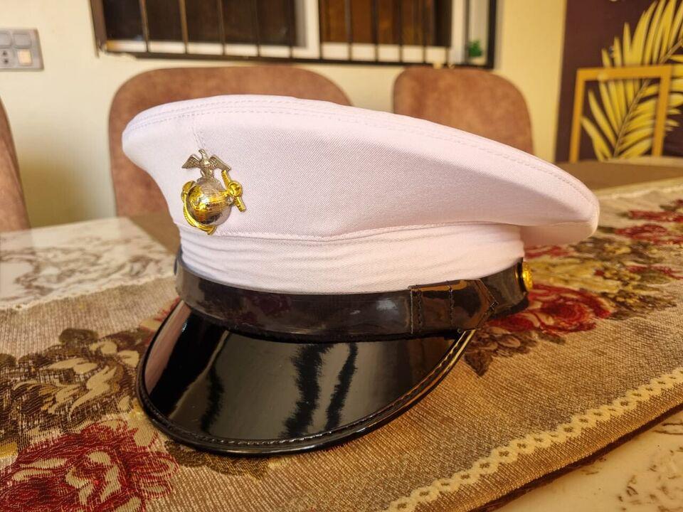 usmc dress blue cover Lot of 7 Covers The Globe USMC US Marine Corps Dress