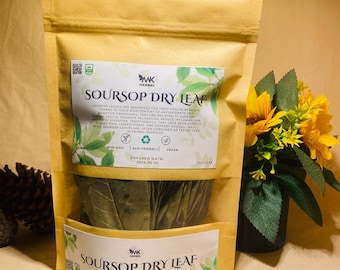 Hojas de guanábana orgánica (100 hojas)