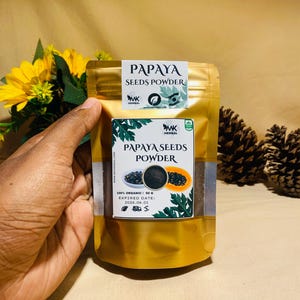 Dried papaya seeds powder Herbal for Health 100% Organic NON GMO  from UK