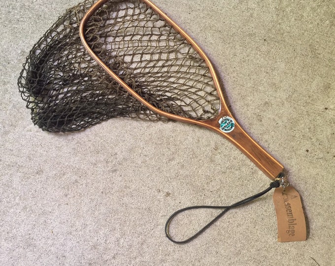 Fishing Net / Vintage Fishing / Lodge Decor Etsy