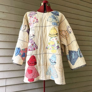 Quilt Coat / 1930s Quilt / Kimono Sleeve / One Size Fits Most ...