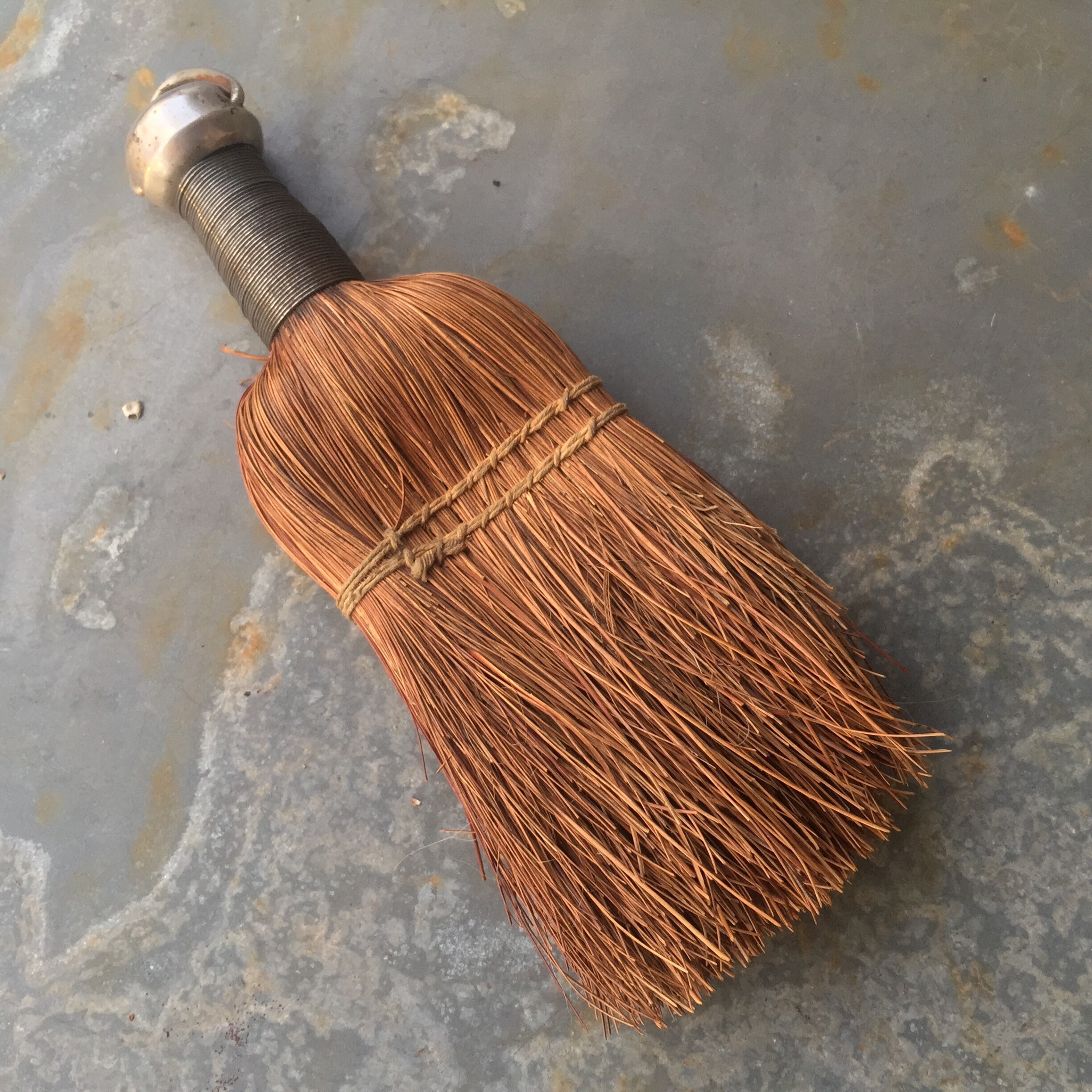 Whisk Broom / Vintage Straw Broom Etsy