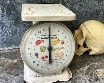 Vintage Kitchen Scale/ Antique Scale / Coffee Scale / Country Store Coffee Scale / Circa 1930's