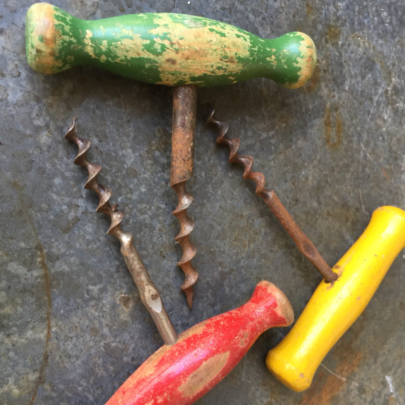 Corkscrew / Set of 3 / Primitive / Rustic / Bar Decor Etsy