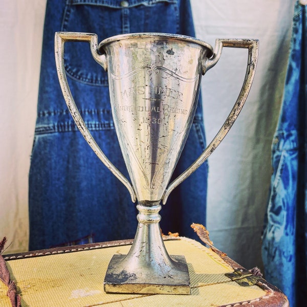 Trophy / Silver Plate / Racing Trophy / 1930 / 7.5”