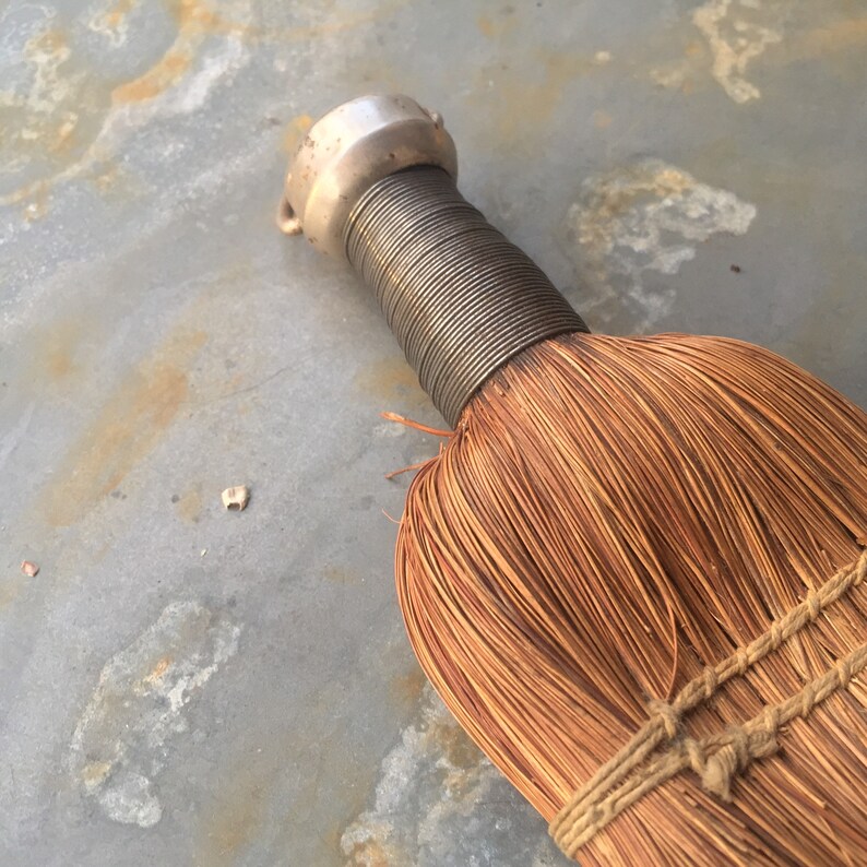 Whisk Broom / Vintage Straw Broom Etsy