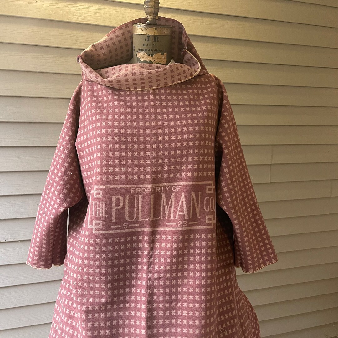 Camp Blanket Jumper/duster / Wool / Dolman Sleeve / Oversized / One