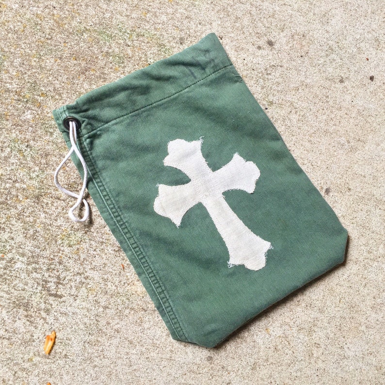 Red Cross Bag / Grain Sack Bag / Laundry Sack / 12 X Etsy