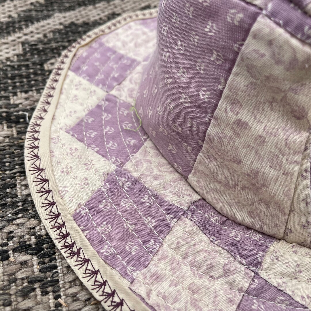 Bucket Hat / Quilt Bucket Hat / Vintage Quilt Hat Etsy