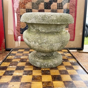 Concrete Garden Urn / Early / 10” X 10”