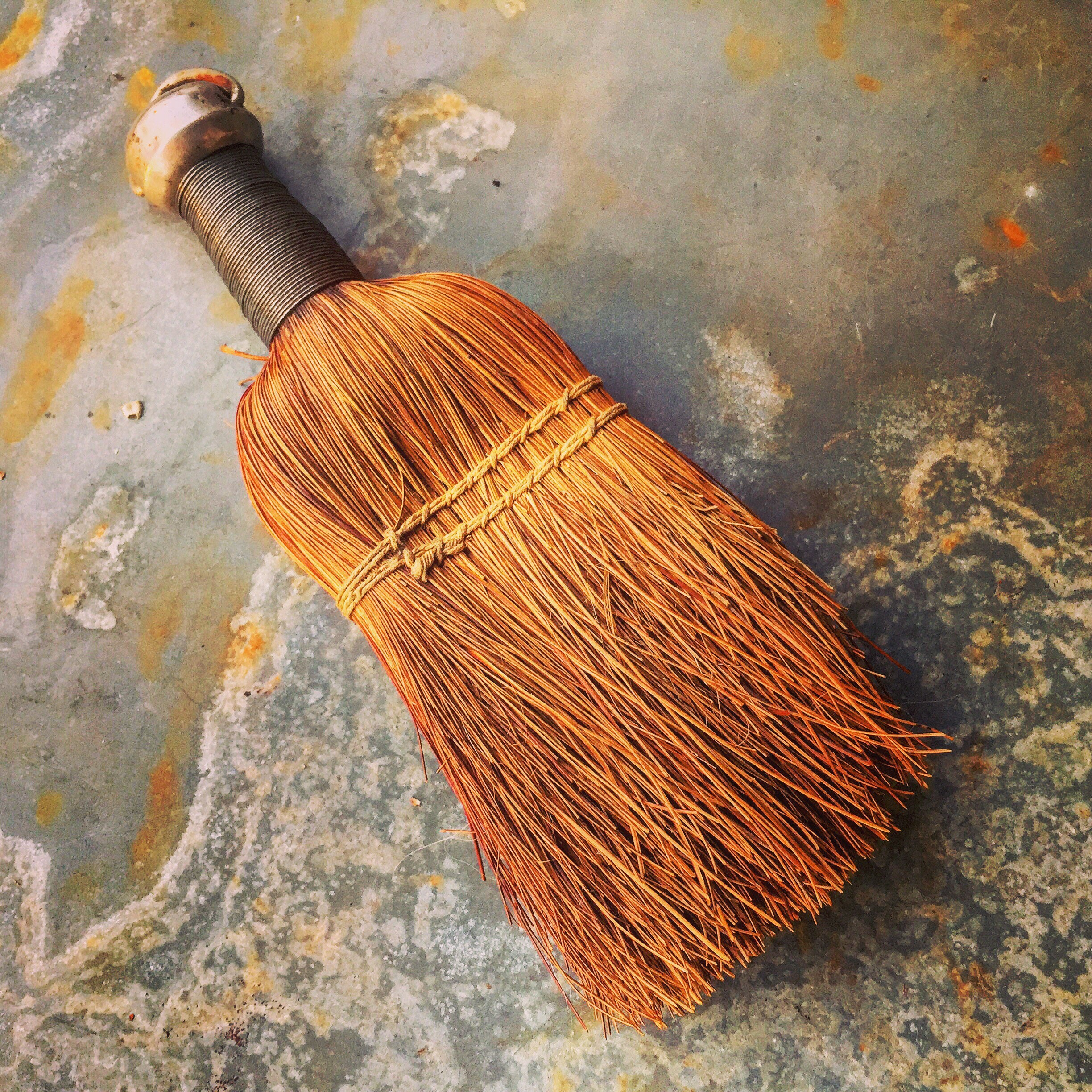Whisk Broom / Vintage Straw Broom Etsy