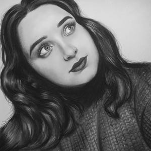 Custom Pencil Drawing from Photo, Drawing With Pencil, NOT PRINT! Black and White Drawing, Special Gift for your Wife, Girlfriend, Friends
