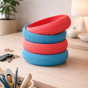 Mesh Bowl Aufbewahrungsschale 3D - gedruckt | Schale Stapelbar | Wohnzimmerdekoration | Deko für Küche oder Flur | Geschenkidee