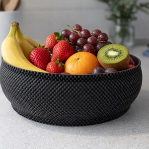 Ciotola portaoggetti stampata in 3D - Ciotola - Ciotola per frutta - Ciotola per gioielli - Ciotola impilabile per cucina o soggiorno - Idea regalo