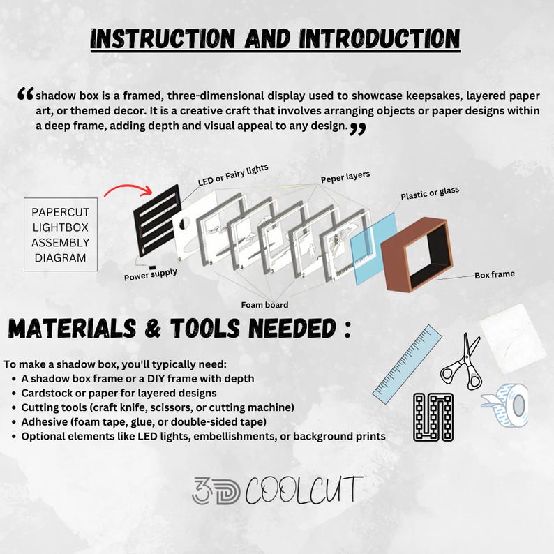 50 Shadow Box Bundle SVG, 3D Layered Paper Cut, Cricut and Silhouette Compatible, DIY Light Box, Digital Templates for Paper Art Crafts
50 Shadow Box SVG Bundle with 3D layered paper cut files for Cricut and Silhouette. Includes holiday, animal, nature, and family designs for DIY light box and shadow box craft projects