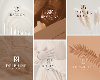 Luxury Branding Package, Custom Logo Design for Business, Professional Logo and Branding Kit, Brand Identity, Photography Logo, Minimal Logo