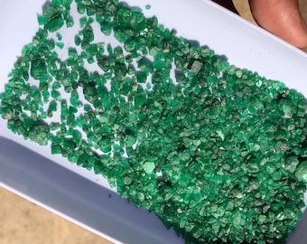 Sawat Emerald Rough Stones • 164.445 Carat Lot, Raw Untreated Crystals