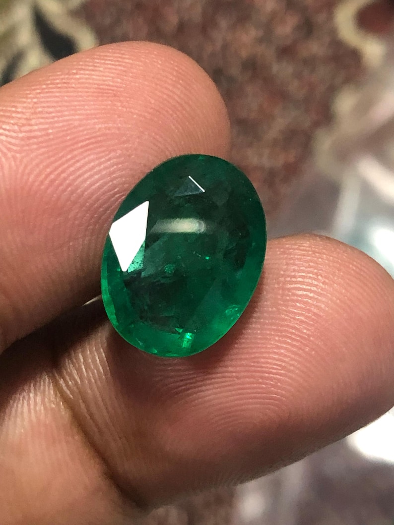 Natural Zambian Emerald 7.49 ct — Oval Cut