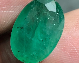 4,785 karat naturlig smaragd oval slipning | Äkta smaragd lös ädelsten