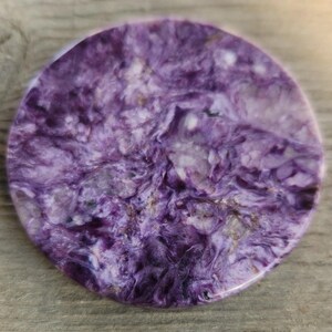 Charoite Energy Disk most powerful crystals, Open Third Eye  Chakra, Spiritual Healing, Personal Power, Purple, Mindfulness Meditation