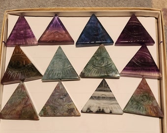 Eye of Providence Pyramid Pendant TPD1113
