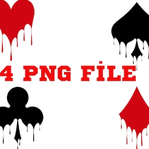 Playing Cards 4 PNG,Poker Card png,Cards Clip Art, Casino png,Clubs Diamonds,Hearts Spades png,Playing Cards PNG, Graphic Bundle ,King LOVE