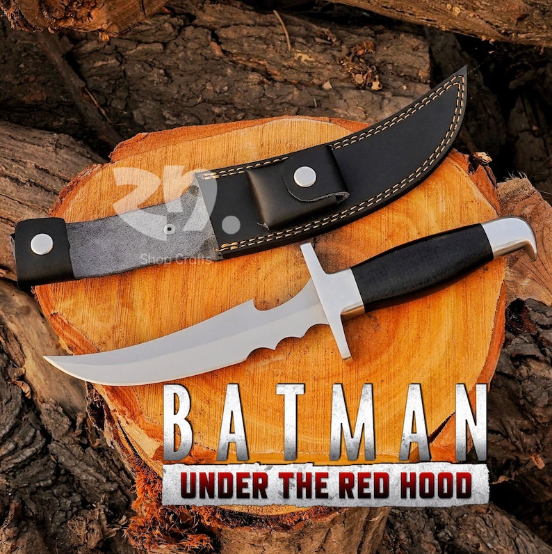 Resident Evil 4 Remake Jack Krausers Knife: Custom Handmade Re4 Merch Game Cosplay Prop | Best Valentine Day Gift for Him. Batman Knife