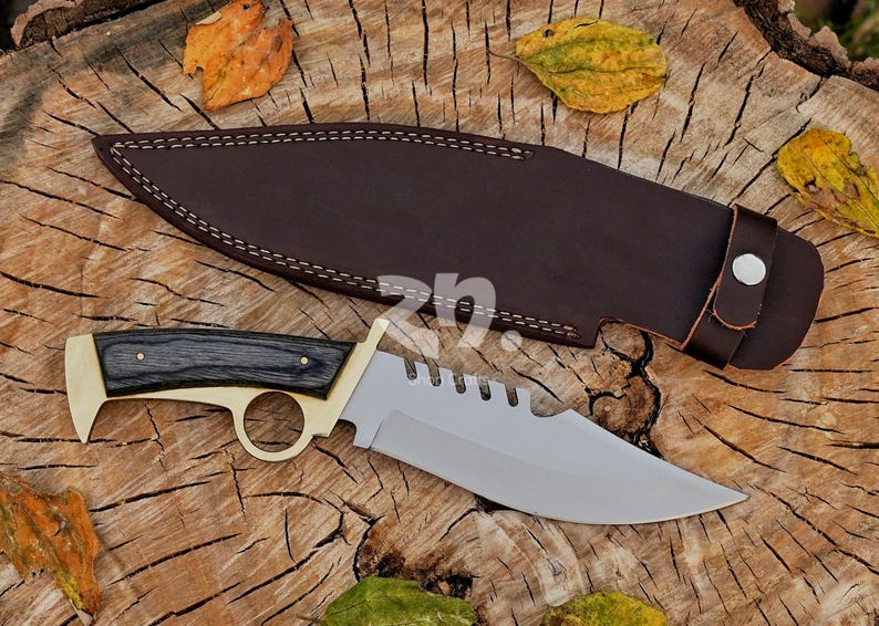 Resident Evil 4 Remake Jack Krausers Knife: Custom Handmade Re4 Merch Game Cosplay Prop | Best Valentine Day Gift for Him. Walking Dead Knife