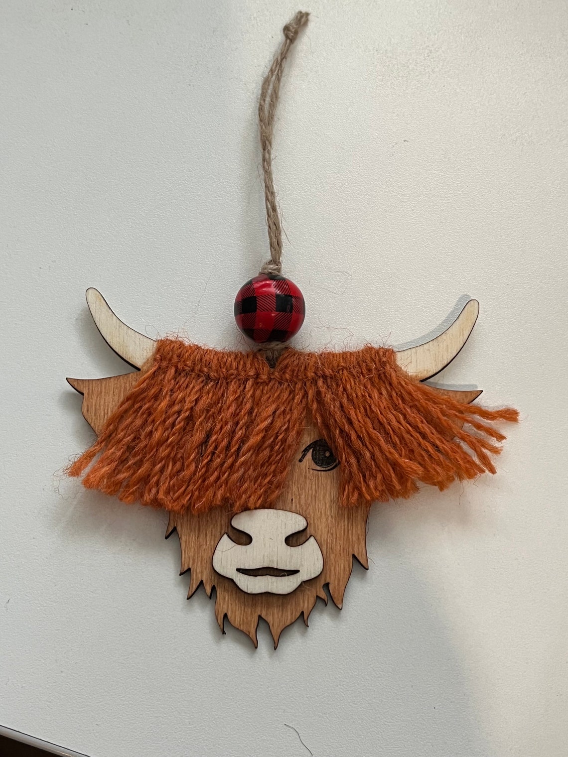 Highland Cow Scottish Christmas Tree Ornament Bauble Etsy