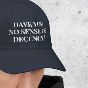 Gorra bordada con el macartismo: gorra de béisbol retro vintage