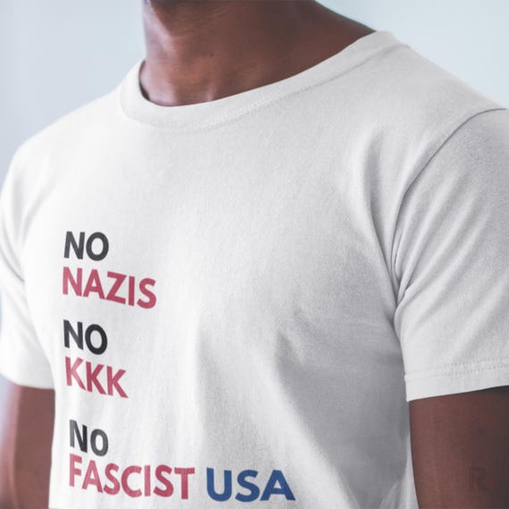 Social Justice T-Shirt, Anti-Fascist Graphic (Unisex S-2XL)