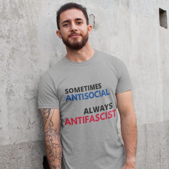 Antifascist Protest Tee - Soft Cotton, Modern Fit Rally Shirt