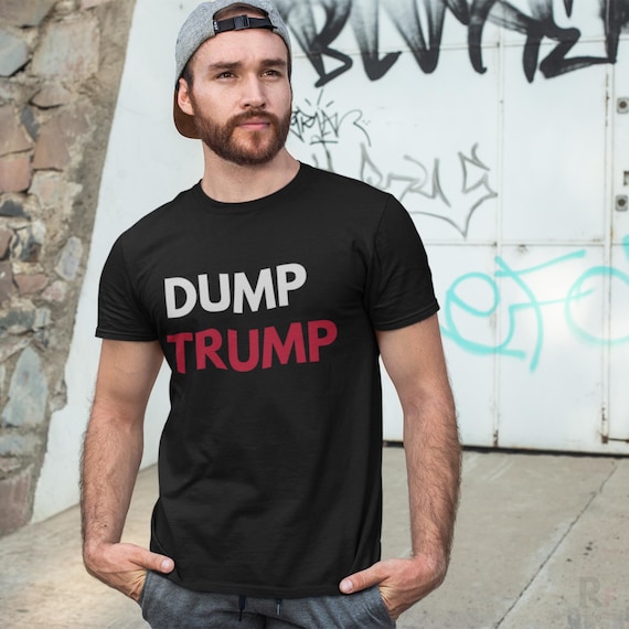 Dump Trump Anti Trump T-Shirt, Bold Political Tee, Resist Fascism, Activist Apparel, Lightweight Cotton Shirt, Modern Fit, Rally Statement
