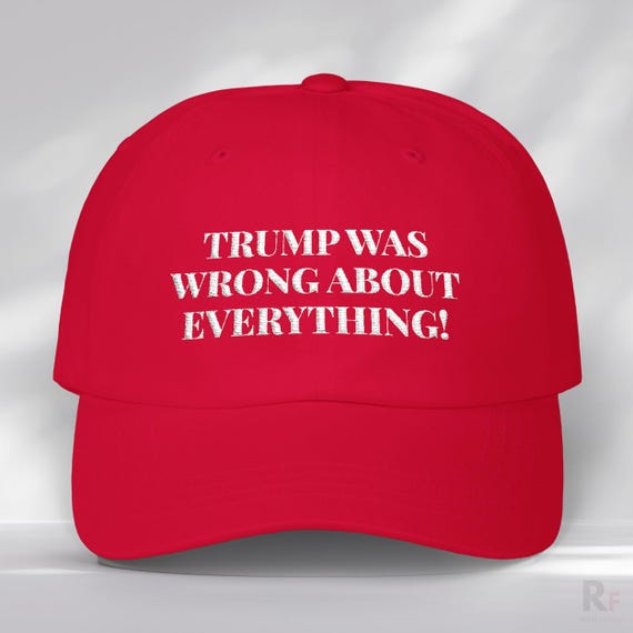 Anti Trump Baseball Cap - Comfortable Cotton Blend, Adjustable Strap