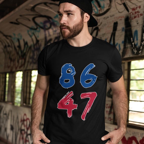 86 47 Anti Trump Tee, Bold Resistance, Social Justice, Activist Shirt, Ethical Cotton, Lightweight Fit, Everyday Protest Wear, Activism T