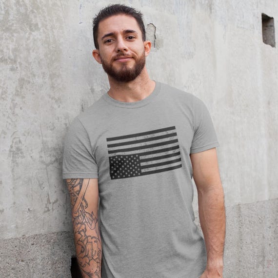 Distressed Inverted American Flag T-Shirt, Democracy in Distress Tee, Activist Protest Shirt, Anti Fascism, Resist Fascism, Protest Apparel