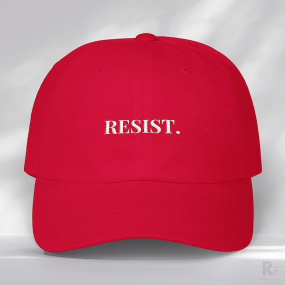 Activist Cotton Cap, Resist Embroidered (Adjustable One Size)
