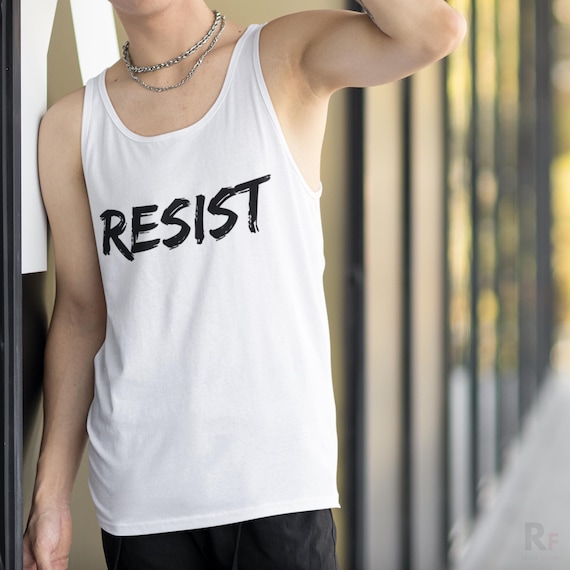 Anti-Fascism, Protest, Activist, Resist Tank Top, Political Jersey, Social Justice Apparel Gift
