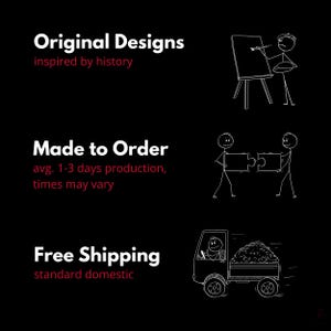 a black and white poster with instructions on how to order