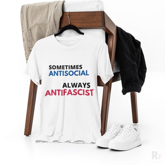 Antifascist Protest Tee - Soft Cotton, Modern Fit Rally Shirt