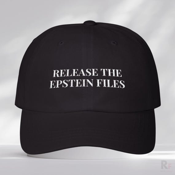 Release The Epstein Files Hat: Bold Embroidery - Vintage Adjustable Cap
