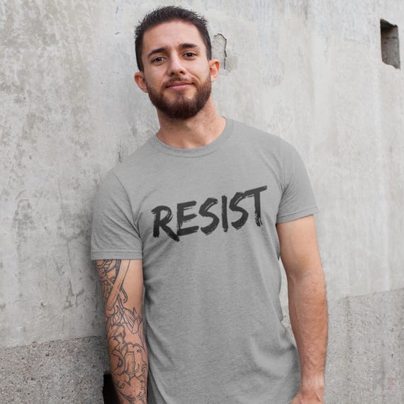 RESIST T-Shirt, Anti-Fascist Activist Shirt, Pro-Democracy Tee, Social Justice Gift, Human Rights Apparel, Progressive Movement, Unisex T