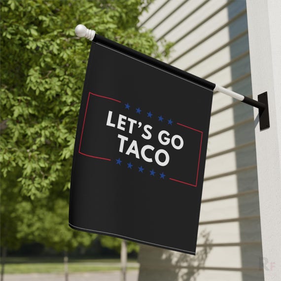 Humorous Taco Garden Flag: Double-Sided, Weatherproof Yard Banner