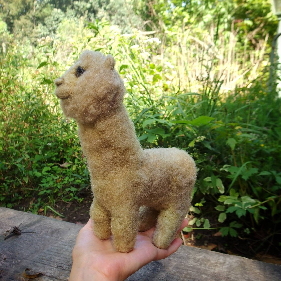 Alpaca Needle Felted / Handmade / Wool Art / Felt Sculpture Etsy