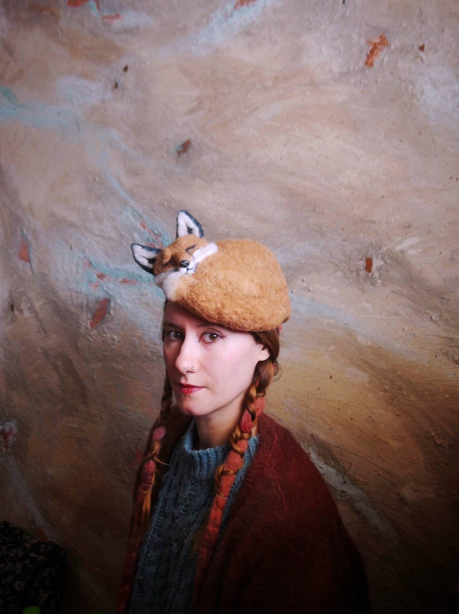 Custom Animal Hat Wearable Pet Portrait Customized Art Etsy