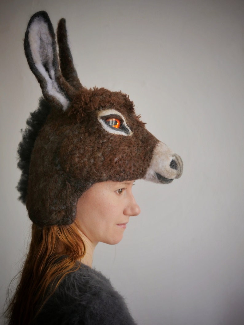 Custom Animal Hat Wearable Pet Portrait Customized Art Etsy